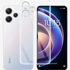 Microcase Xiaomi Redmi Note 12R 6.79 inch Slim Serisi Soft TPU Silikon Kılıf - Şeffaf AL3324