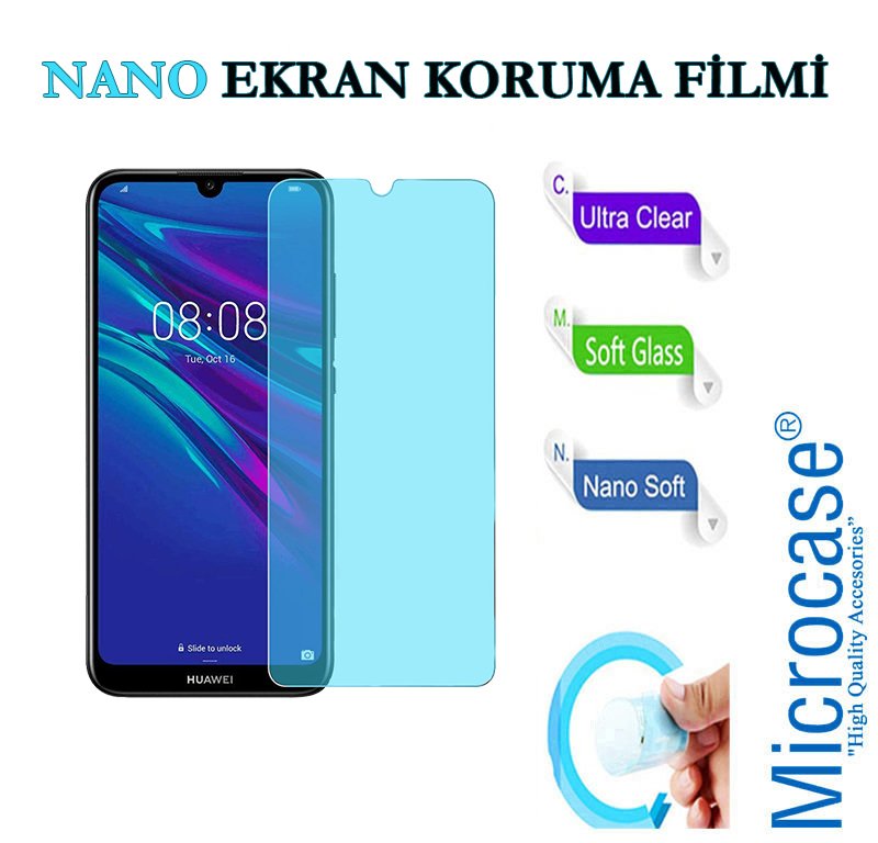 Microcase Huawei Y7 2019 Nano Esnek Ekran Koruma Filmi