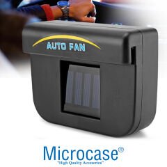 Microcase Auto Cool Güneş Enerjisiyle Çalışan Araç Içi Soğutucu Fan - AL3868