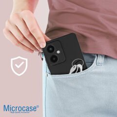 Microcase Xiaomi Redmi Note 12R Pro 6.67 inch Elektrocase Serisi Silikon Kılıf - Siyah AL3340