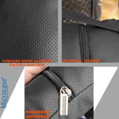 Microcase 3D Ortopedik Oto Araç Oyuncu Koltuk Boyun Yastığı 25x17cm 2 Adet AL4335 Siyah