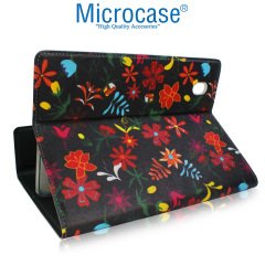 Microcase Samsung Galaxy Tab S6 Lite P610 Sleeve Serisi Desenli Mıknatıs Kapaklı Standlı Kılıf - DS5