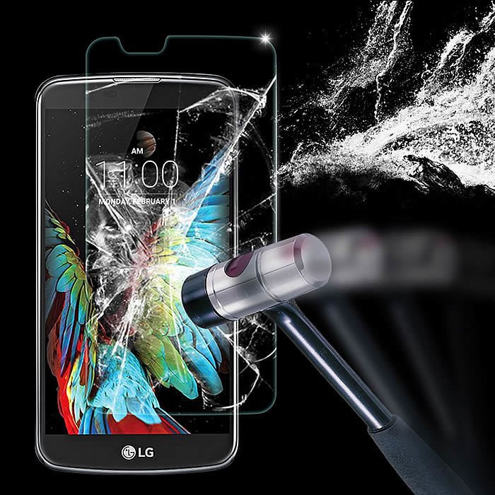 LG K10 5.3'' inch Tempered Glass Cam Koruma