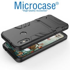 Xiaomi Mi A2 Lite Alfa Armor Kılıf + Tam Kaplayan Cam