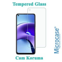 Microcase Xiaomi Redmi Note 9T Tempered Glass Cam Ekran Koruyucu
