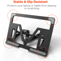 Microcase 10-16 inch Macbook Notebook Laptop için Stand 6 Kademeli Masaüstü Tutucu - AL3480