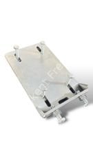 6,5-7 HP MOTOR ALT PLAKASI ( GERGİ SLOTLU )