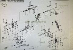CF 625 - CF 600 ATR ARKA TABLA BURÇ VE MİLİ TAKIMI