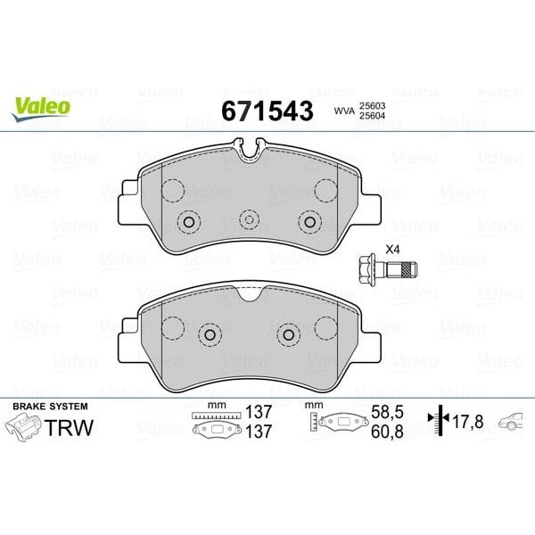 ARKA BALATA FORD TOURNEO CUSTOM-TRANSIT CUSTOM 2.2 TDCI 12 KABLOSUZ