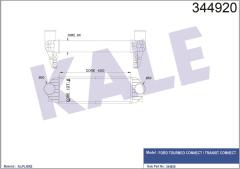 TURBO INTERCOLL RADYATORU TRANSİT CONNECT TC7 06 14 1.8DI 1.8 TDCI AL PL SYSTEM