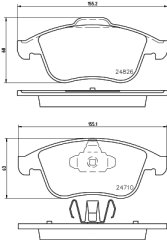 410600011R ÖN BALATA MEGANE 3 2.0 DCİ- SCENIC 3 1.6-1.5-2.0 DCİ 09