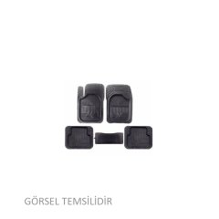 PERFLEX 3D X-MAT HAVUZLU PASPAS ÇEŞİTLERİ SİYAH FIAT TOFAŞ D.K.Ş. 1978-2002 3D X-MAT 5 PCS