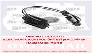 ELEKTRONİK KONTROL ÜNİTESİ KALORİFER REZİSTANSI MEGANE 2 11/02