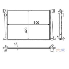 MOTOR SU RADYATORU MINI R55 R56 R57 R58 R60 R61