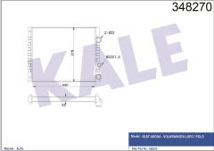 RADYATÖR AL/MKNK AROSA-VOLKSWAGEN LUPO-POLO 1.4 MT