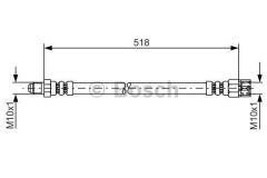 FREN HORTUMU ARKA MERCEDES VITO W638 96 03