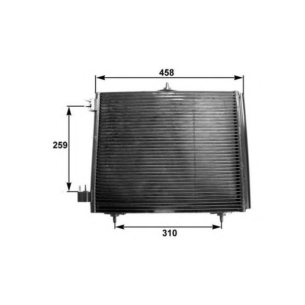 KLİMA KONDENSERİ P207 1.4-1.4 16V-1.6 16V-1.6HDI 06-13 1.4 HDI 06-15