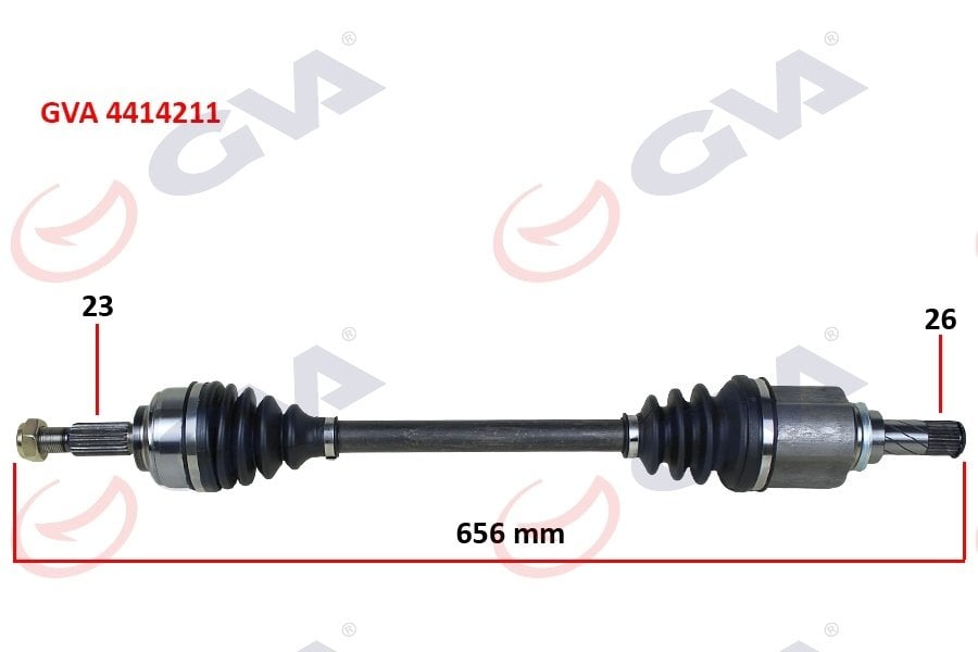 KOMPLE AKS SOL SYMBOL-THALIA/LOGAN 2 1.5 DCI 12- ABS LI