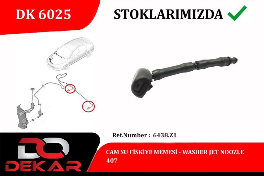 CAM SU FISKIYE MEMESI PEUGEOT P407 04 10