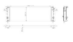 RADYATÖR LAGUNA 2 1.6-1.8-2.0-1.9 DCI AC MEK OTOM 670x399x26 2 SIRA AL SİSTEM