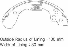 ARKA KAMPANA PABUÇ BALATA KIA RIO 1.5L A5D DOHC yumurta kasa 00-05 / 1.3L A3E SOHC yumurta kasa 00-05