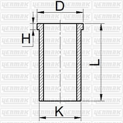 GOMLEK STANDART ACCENT 1.6 16V