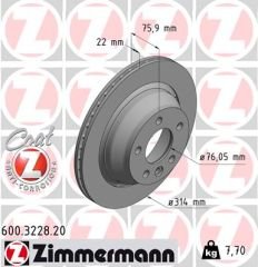 ARKA FREN AYNASI HAVALI TOAREG 7LA.7L6.7L7 3.0 V6 TDI/3.2 V6/3.6 V6 FSI/4.2 V8 FSI/4.2 V8/6.0 W1 986479094-DF4718S