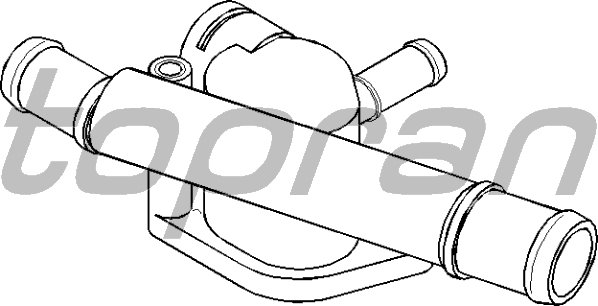 755 TERMOSTAT YUVASI FLANŞI BORA-GOLF 4-POLO-SHARAN 1.9TDI 1.4 TDI 2.5 TDI 98-06 -A3-A4