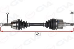 ÖN AKS KOMPLE SOL FORD MONDEO 1 -2 1.6- 1.8 - 2.0 93 00