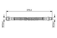 FREN HORTUMU ARKA MERCEDES S-CLASS W221 C216 W222 C217 A217