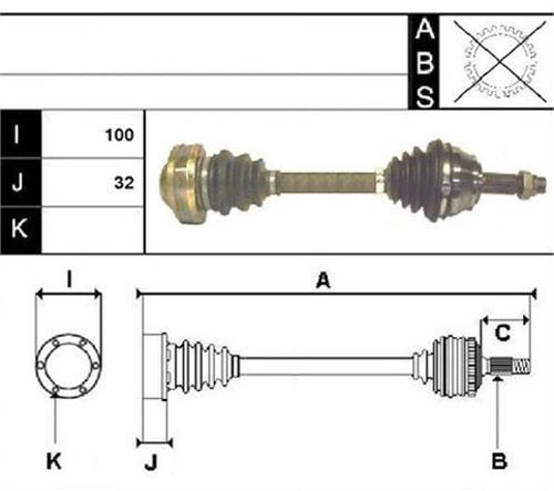 AKS ÖN SOL IDEA 1.3 JTD 01/04