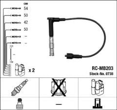 ATESLEME KABLOSU SETI MERCEDES M111 W202 W124 S124 C124