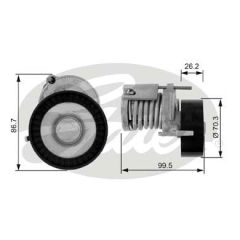 ALTERNATÖR GERGİ RULMANI KÜTÜKLÜ POLO-GOLF4-BORA 1.6-1.4-1.6 16V AEE-ALM-AFH-AHW-BBY-BKY-BBZ-BCB