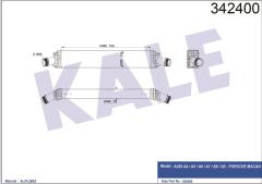 TURBO RADYATÖRÜ INTERCOOLER AUDI A4-A5-A6-A7-A8-Q5 2.7TDI-3.0TDI 08 720X134X76 AL-PL-BRZ