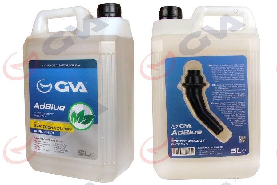 GVA BLUE SIVISI 5 LT EURO 4-5 / BİNEK EURO 6 HUNİLİ AMBALAJ