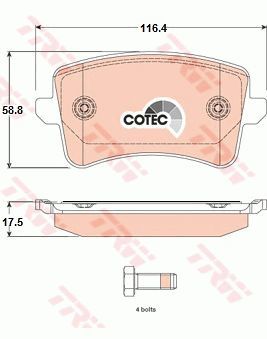 ARKA BALATA A4-A5-Q5 09 GDB1765