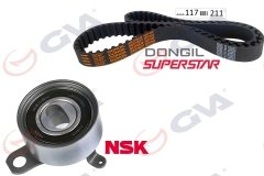 EKSANTRİK GERGİ KİTİ 117x211 COROLLA 1.6 16V 92-00 -AVENSIS 97-00 -CARINA 92-97 1.6-16V K015403XS