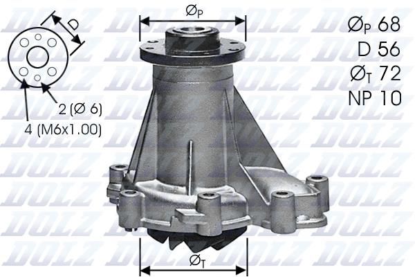 DEVIRDAIM POMPASI MERCEDES OM601 OM606 W124 S124 W202 S202 W210 S210 W140 W463