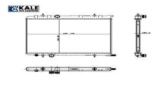 RADYATÖR P307 1.4 ie-XSARA-BERLINGO 1.6 ie 16V 1 SIRA ALB SİSTEM