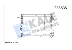 RADYATÖR RENAULT FLUENCE-MEGANE CC-MEGANE 3 RADYATÖR AL/BRZ 652X388X32