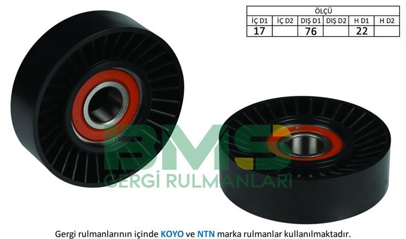 ALTERNATÖR GERGİ RULMANI ACCENT ERA 1.5 CRDİ 06