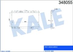 RADYATÖR AL/PL/BRZ ALMERA 2 AT