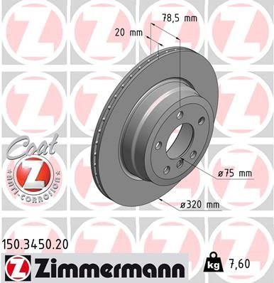 FREN DISKI ARKA BMW X5 E70 LCI F15 X6 E71 F16