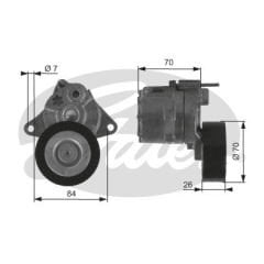 KAYIS GERGI RULMANI MERCEDES W202 W203 W204 W210 W211 W220 W463 W638 W639 B901 B906 KUTUKLU