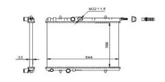 RADYATÖR P206 1.4-1.6 KLİMALI 732886