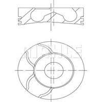 MOTOR PİSTON SEGMAN 0.60 DOBLO 1.9 JTD 82.60