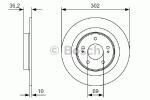 ARKA FREN AYNASI P4008-C4 AIRCROSS 1.6-1.8 12 MITSUBISHI OUTLANDER 12 ASX 10 302x10x5DxDOLU