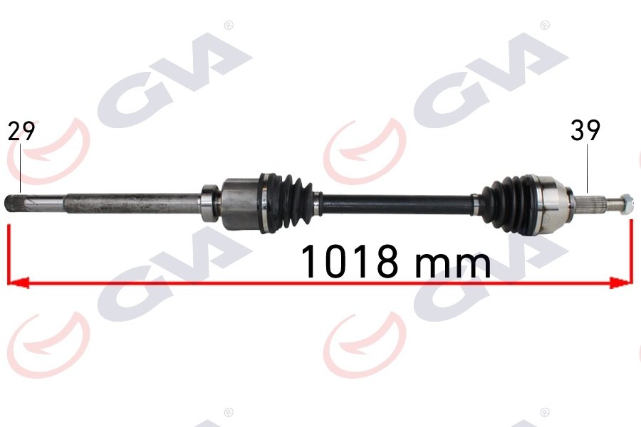 KOMPLE AKS SAĞ RENAULT TRAFİC 3 1.6 DCİ 14- 1018mm