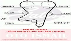 TRİGER KAYIŞI 169x240 169 DİŞ ASTRA F- VECTRA B 96-02 1.8 İ 16V-2.0 İ 16V CT870