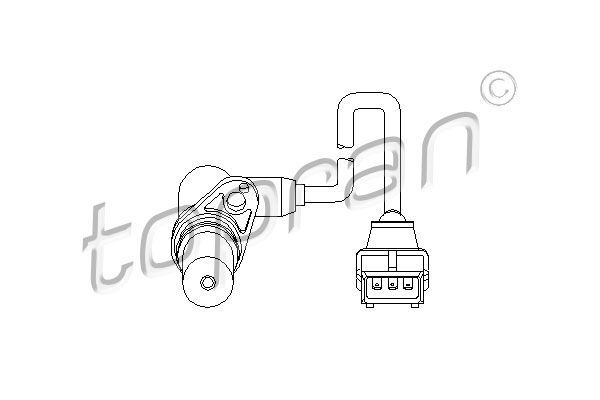 755 SENSÖR KRANK MİLİ POZİSYON OPEL ASTRA F C18XEL-X18XEL-X20XEV - OMEGA B 2.0 16V X20XEV - VE